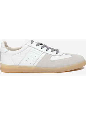 Greyder Erkek Beyaz Hakiki Deri Sneaker Ayakkabı 6Y1SA18940