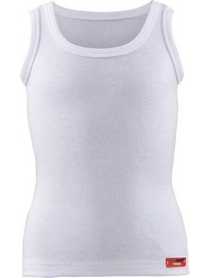 Blackspade Unisex Çocuk Thermal Atlet 9264 Beyaz Pamuk Malzeme ile Soğuk Hava Koşullarında Koruma