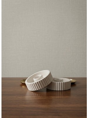 Drn Pinterest Model, Beyaz 2' Li Yuvarlak Şamdanlık