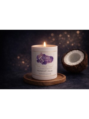 Mıdnıght - Quiet | Salted Coconut | %100 Doğal Soya ve Hindistan Cevizi Mum