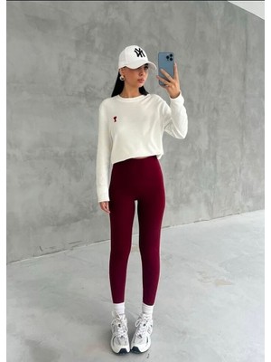 Moda Rüyası Oysho Içi Şardonlu Dalgıç Kumaş Toparlayıcı Kadın Tayt