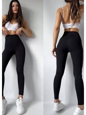 Moda Rüyası Oysho Içi Şardonlu Dalgıç Kumaş Toparlayıcı Kadın Tayt