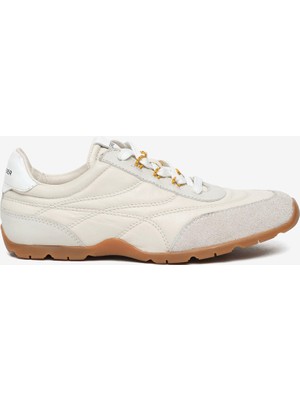 Greyder Kadın Beyaz Hakiki Deri Sneaker Ayakkabı 6Y2SA34453