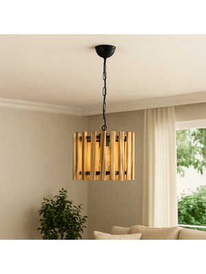 Modelight Ahlat 3'lü Sarkıt - Kahverengi / Siyah - 38 cm