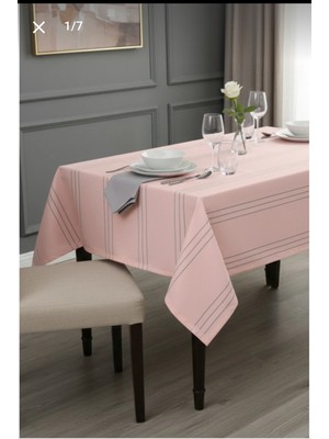 Ypc Colber Çizgili Masa Örtüsü Dertsiz 150X210 cm