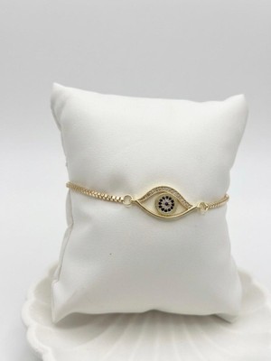 Filiya Nazar Boncuklu Gold Bileklik