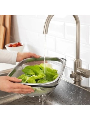 Acstore Paslanmaz Çelik Teleskopik Süzgeç