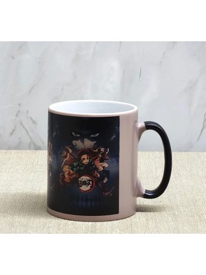 Acstore Porselen Renk Değiştiren Demon Slayer Kupa Bardak AALK380