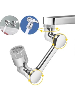 Acstore SN-20341 1080 Derece Dönebilen Musluk-Duş Başlığı
