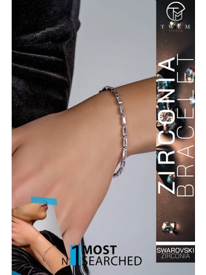 Swarovski Nazar Boncuklu Günlük Kullanıma Uygun Kadın Bileklik