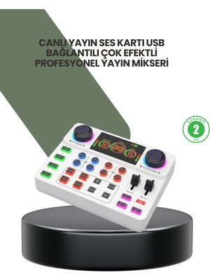 Marsilyan Podcast Karaoke ve Sosyal Medya Yayınları Için Ses Kartı
