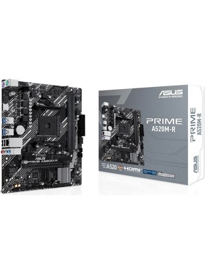 Verto Asus Prıme A520M-R 5100MHZ Oc Ddr4 Soket Am4 M.2 HDMI Matx Anakart