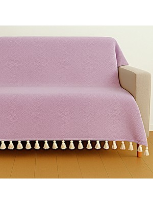 Lunga Vita Dama Desen Dokuma %100 Pamuklu Çok Amaçlı Pike Koltuk Örtüsü 180X230