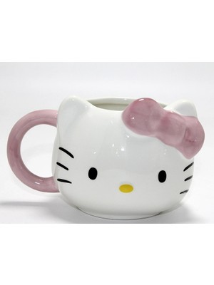 Acstore 3D Hello Kitty Tasarımı Porselen Kupa Bardak ALK4506