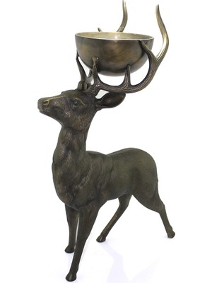 Acstore Metal Geyikli Kase 77 cm