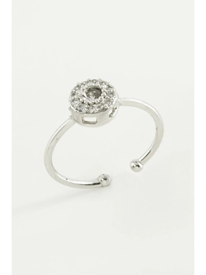 Marsilyan Yuvarlak Zirkon Taşlı Yüzük