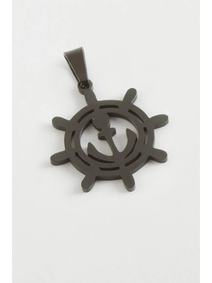 Marsilyan Çapa Çelik Kolye Ucu 2,5 cm