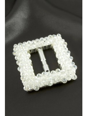 Marsilyan Dikdörtgen Taşlı Kemer Tokası 1 Adet