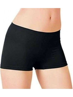 Marsilyan Elite Lite Kadın Büyük Beden Dikişsiz Boxer Siyah 832
