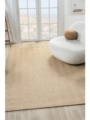 Seyran Halı Bombay Hasır Görünüm Halı  665 Bej