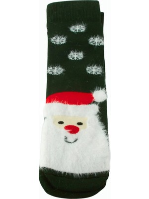 Marsilyan Noel Baba Yılbaşı Kalın Penye Çorap