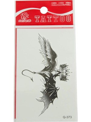 Marsilyan Taç Yarasa Tattoo Dövme Sticker