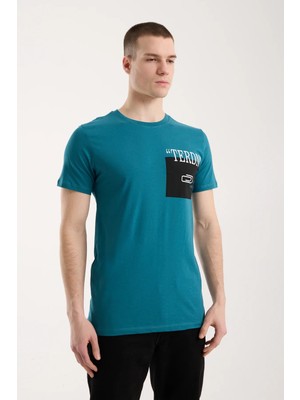 Maxi Modena Erkek Baskılı T-Shirt Sportif Kesim Günlük Kullanım
