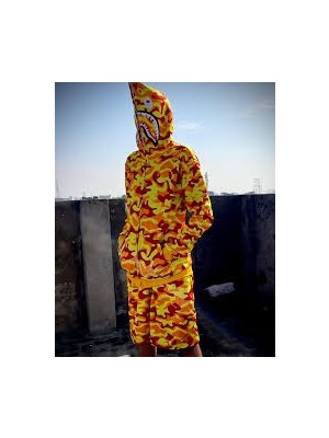 Çocuk Bape Takım Seti Papçi Alt Üst Takım Hırka Esofman Ikili Takım Pugb Mobile S/m/l/xl Eşofman Takımı
