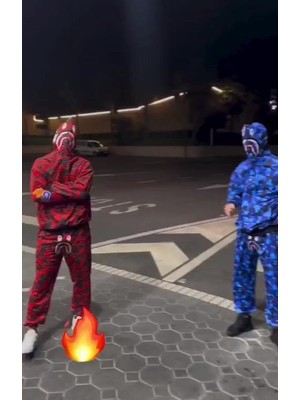 Çocuk Bape Takım Seti Papçi Alt Üst Takım Hırka Esofman Ikili Takım Pugb Mobile S/m/l/xl Eşofman Takımı