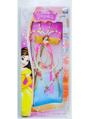 Marsilyan Disney Prenses Belle Asa-Kolye-Bileklik Seti