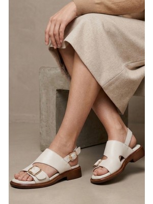 İskarpin Femi 1917 Kadın Deri Sandalet