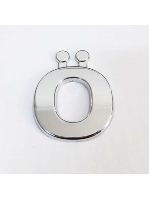 Marsilyan Ö Harfi Villa Tipi Krom Yapışkanlı 9 cm Harf