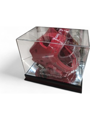 AGM Philadelphia Eagles  Için Tasarlanmış Özel Bir Akrilik Sergileme Kutusu , Akrilik Aynalı Saklama Kutusu