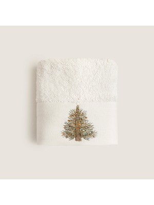 Chakra Trım Havlu 30X50 cm Ekru