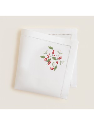 Chakra Coquna Peçete 40X40 cm Beyaz