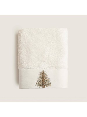 Chakra Trım Havlu 50X90 cm Ekru