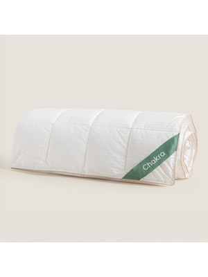 Chakra Bianca Kaz Tüyü Yorgan 155X215 cm Beyaz