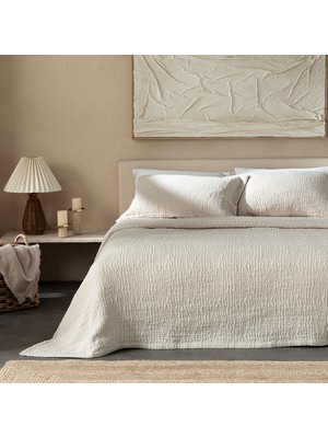 Chakra Anısa Pike Seti 200X220CM Natural-Bej