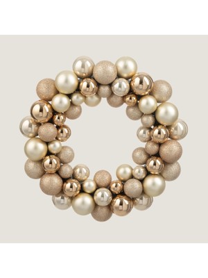 Chakra Volica Yılbaşı Çelengi Bej