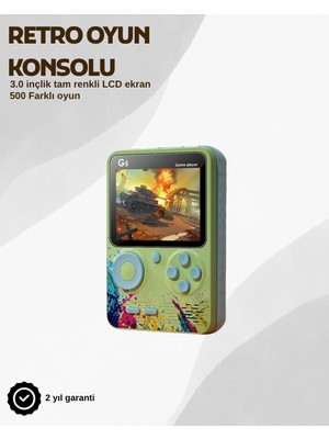 Acstore G5 Taşınabilir Oyun Konsolu – Çocuk Yetişkinler Için