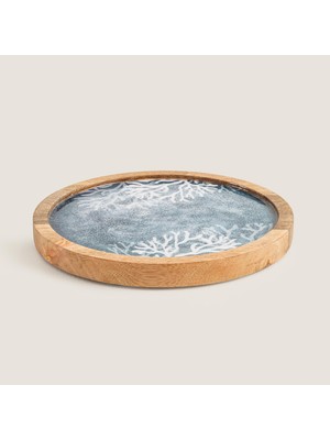 Chakra New Marine Sunum Tabağı 25cm Natural