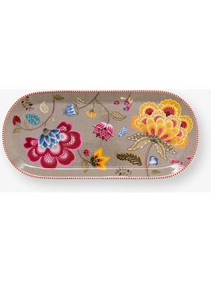 Pip Studio Fantasy Blooming Tales Haki Porselen Servis Tabağı 33 cm