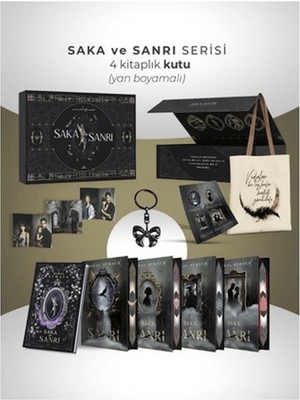 Feifei Saka ve Sanrı Serisi - 4 Kitaplık Yan Boyamalı Kutu