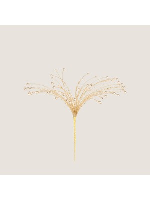 Chakra Vewa Boncuklu Dal Dekor Altın