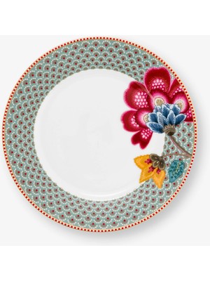 Pip Studio Fantasy Blooming Tales Mavi Porselen Kahvaltı Tabağı 21 cm