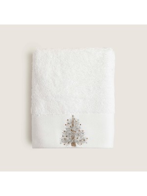 Chakra Trım Havlu 50X90 cm Beyaz