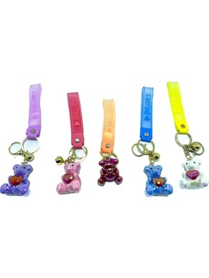 Acstore Kalpli Ayıcık Silikon Anahtarlık ALK1700