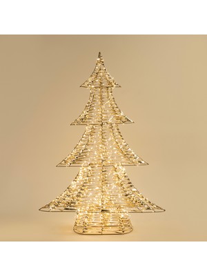 Chakra Ulu LED Işıklı Ağaç Dekor 150 cm Altın