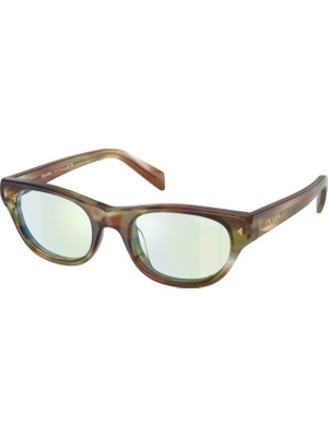 Prada Pr C08S 27J20X 50 Kadın Cat Eye Çok Renkli Aynalı Kemik Güneş Gözlüğü