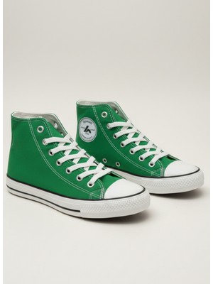 Homiro Unisex Uzun Keten Spor Ayakkabı - Yeşil